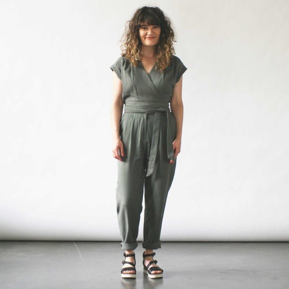 curator Pants - New with tags curator maren jumpsuit SALMON COLOR